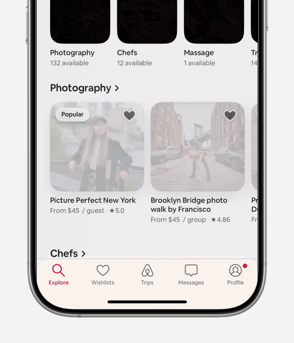 Airbnb services quality seal animation
